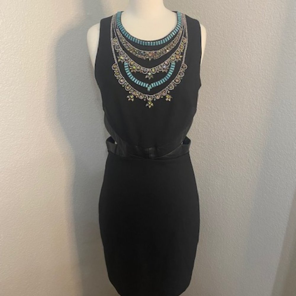Nicole Miller Peek-a-boo Dress